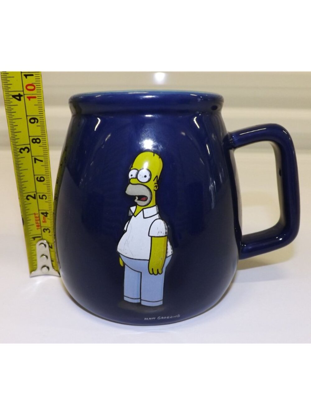 Vtg Mug 2004 The Simpsons Homer Simpson 3D Collectibl Licensed Matt Groening Cup - Picture 6 of 11
